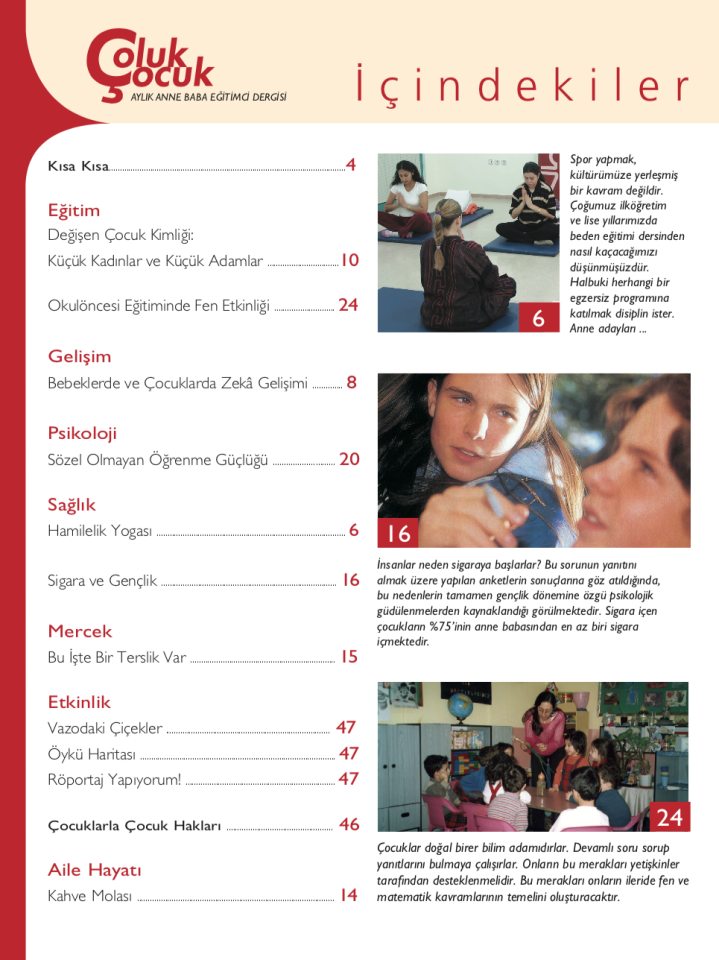 Çoluk Çocuk Aylık Anne Baba Eğitim Dergisi Sayı:47