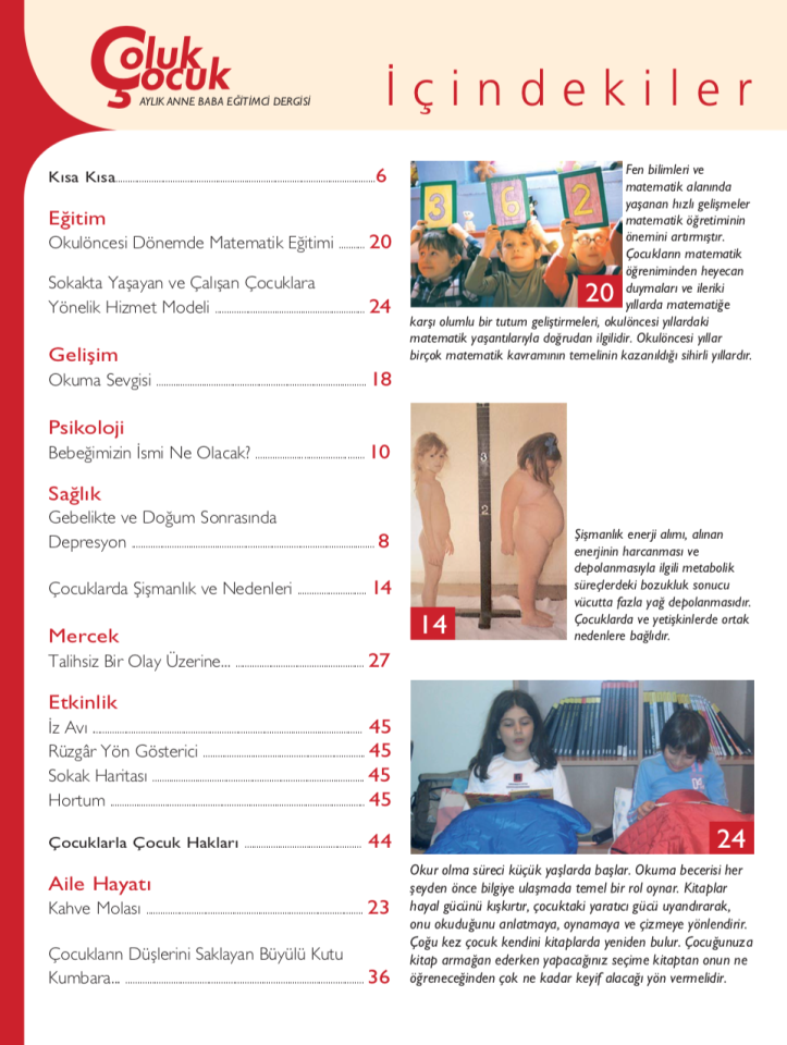 Çoluk Çocuk Aylık Anne Baba Eğitim Dergisi Sayı:48