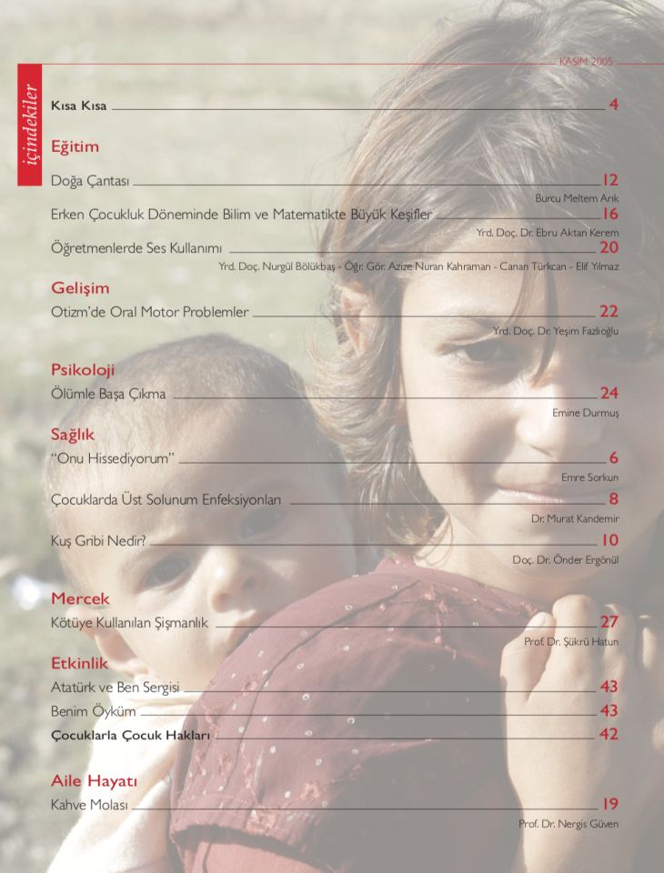 Çoluk Çocuk Aylık Anne Baba Eğitim Dergisi Sayı:54
