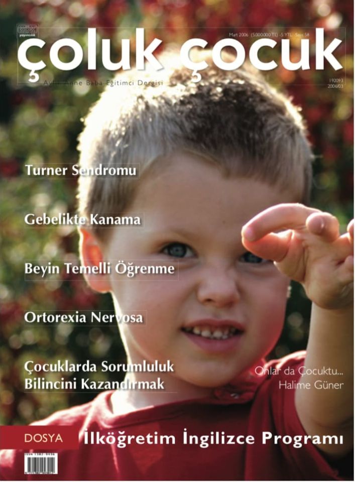 Çoluk Çocuk Aylık Anne Baba Eğitim Dergisi Sayı:58