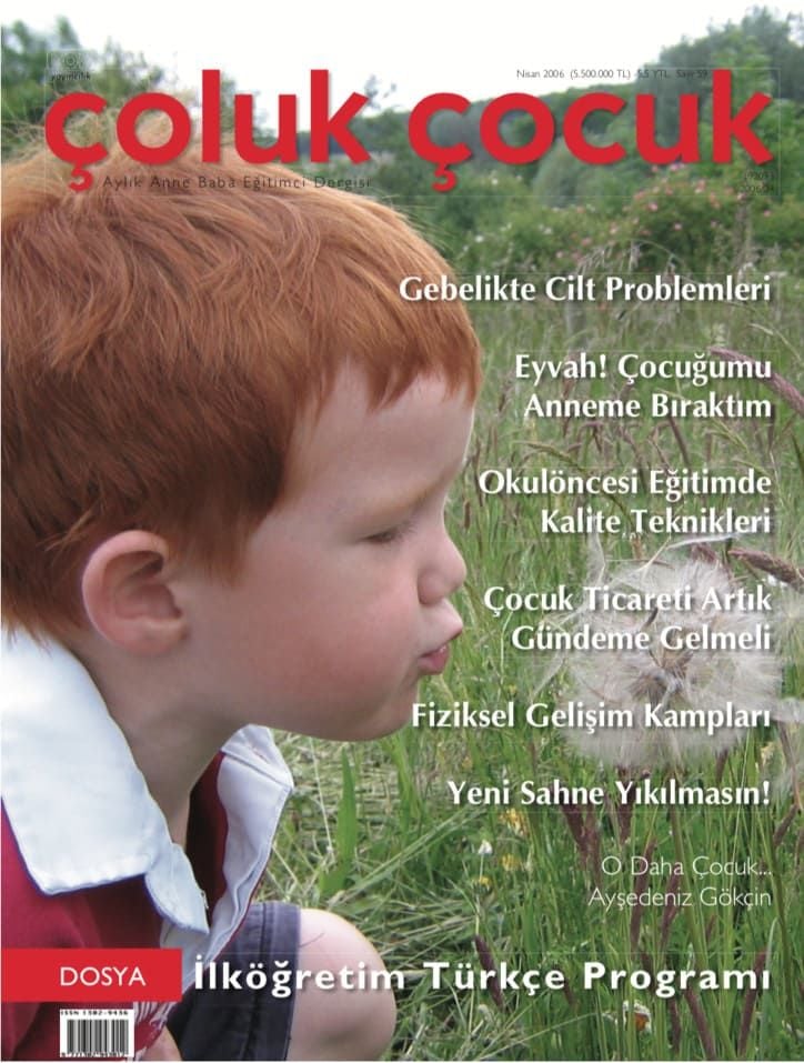 Çoluk Çocuk Aylık Anne Baba Eğitim Dergisi Sayı:59