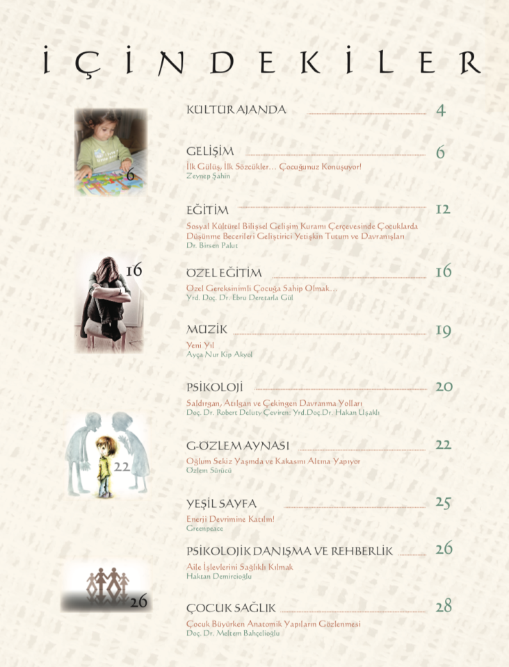 Çoluk Çocuk Aylık Anne Baba Eğitim Dergisi Sayı:86
