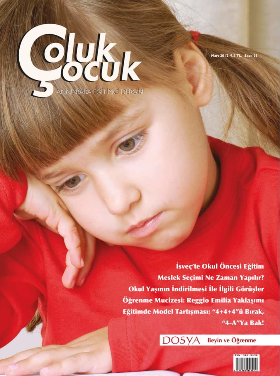 Çoluk Çocuk Aylık Anne Baba Eğitim Dergisi Sayı:93