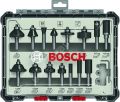 Bosch - Profesyonel 15 Parça Karışık Freze Ucu Seti 8 mm Şaftlı 2607017472