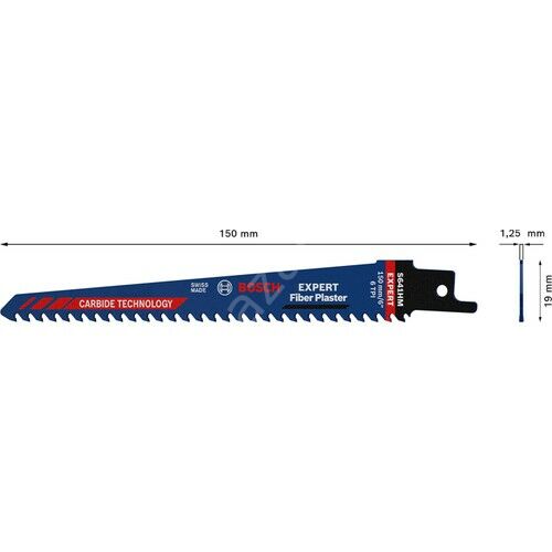 Expert ‘fiber Plaster’ S 641 Hm Panter Testere Bıçağı 1 Parça