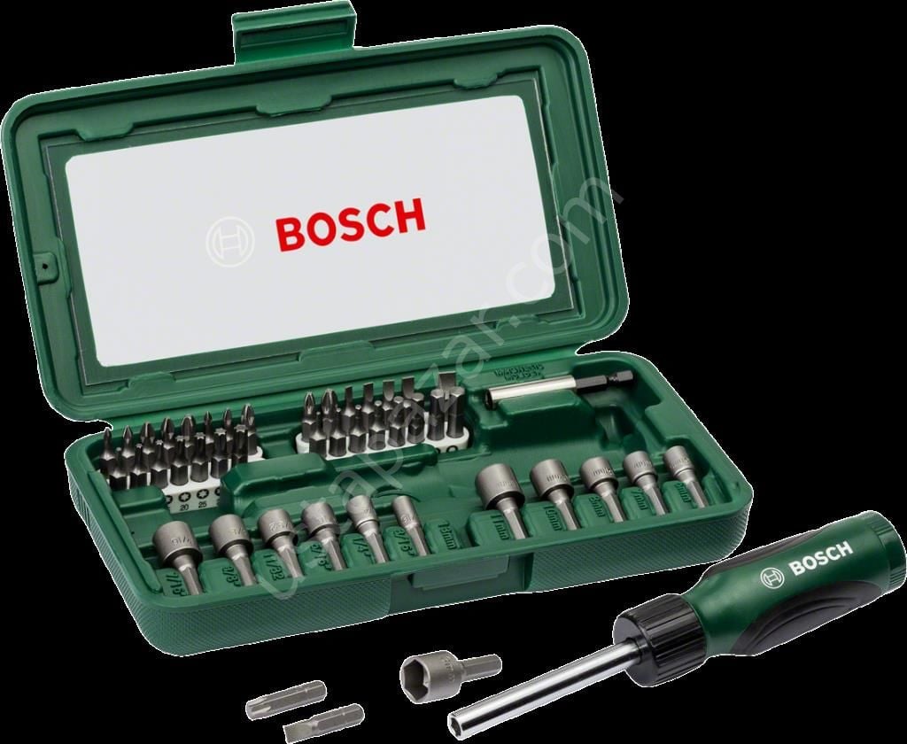 Bosch - 46 Parça Tornavidalı Vidalama ve Lokma Ucu Seti 2607019504