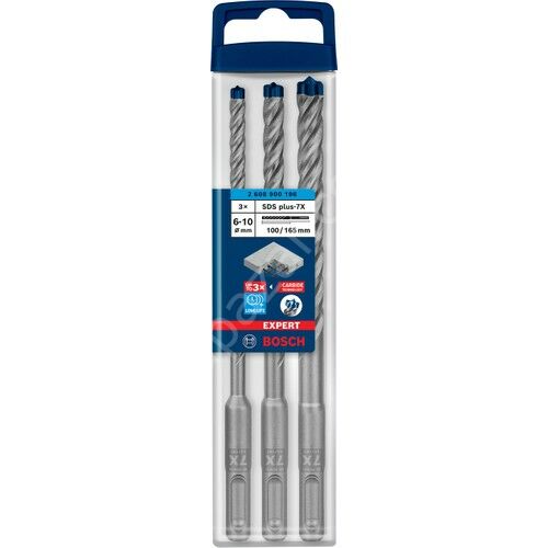 Bosch Expert Sds Plus-7x Kırıcı Delici Delme Ucu Seti 6/8/10 mm 3 Parça