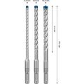 Bosch Expert Sds Plus-7x Kırıcı Delici Delme Ucu Seti 6/8/10 mm 3 Parça