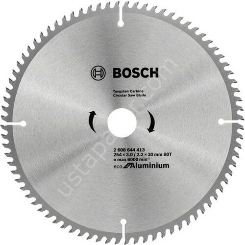 Bosch Eco 254*30 mm 80 Diş Alüminyum Daire Testere Bıçağı 2608644413 Bosch