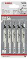 Bosch - Temiz Kesim Serisi Ahşap İçin T 101 B Dekupaj Testeresi Bıçağı - 5'Li Paket 2608630030