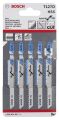 Bosch - Aluminyum İçin T 127 D Dekupaj Testeresi Bıçağı - 5'Li Paket 2608631017