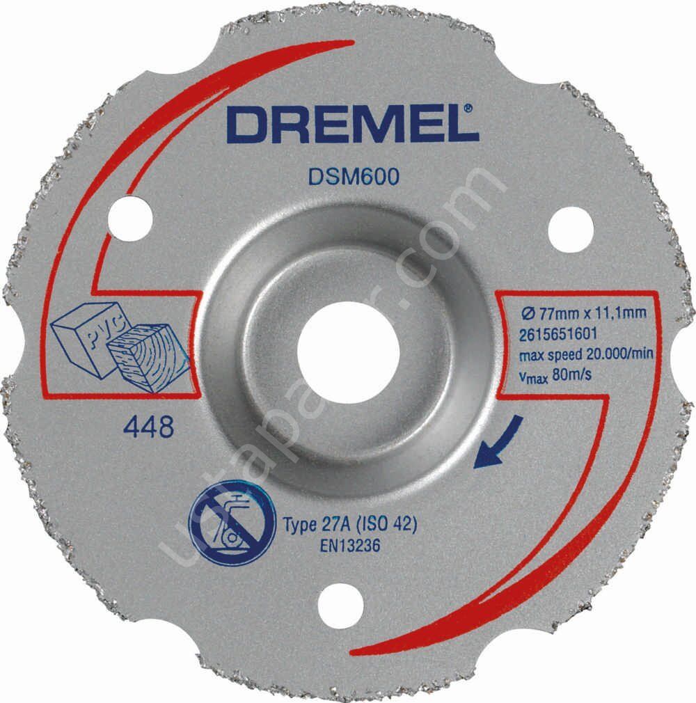 Dremel DSM20 Çok Amaçlı Karpit Bitişik Kesme Diski (DSM600) 2615S600JB