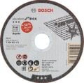 Bosch - 125*1,0 mm Standard Seri Düz Inox (Paslanmaz Çelik) Kesme Diski (Taş) - Rapido 2608603171
