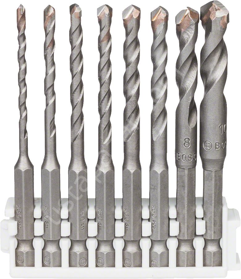 Bosch - HEX-9 Ceramic Altıgen Şaftlı Matkap Ucu 8'li Set - Click 2608577142