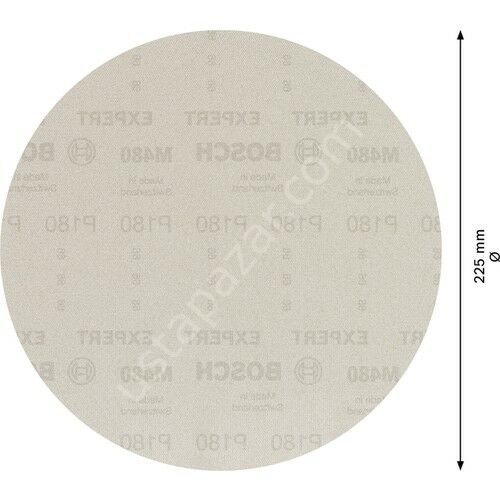 Bosch Expert M480 Zımpara Ağı Alçıpan Zımpara Makineleri İçin 225 Mm G 150 25 Parça