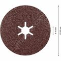 Bosch R781 Expert 100 mm 60 Kum Metal Disk Zımpara 25'li 2608621789
