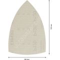 Bosch M480 100X150 mm 120 Kum Elek Telli Net Zımpara
