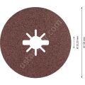 Bosch R781 Expert 125 mm 80 Kum Metal Disk Zımpara 2608621784