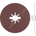 Bosch R781 Expert 125 mm 80 Kum Metal Disk Zımpara 2608621784