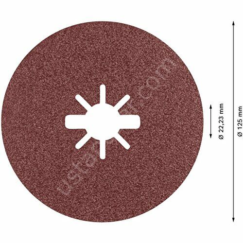 Bosch Expert X-Lock - 125 mm 80 Kum Metal İçin Prisma Teknoloji Fiber Zımpara Diski