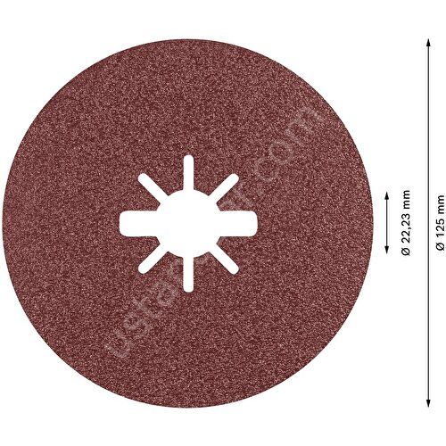 Bosch Expert X-Lock - 125 mm 80 Kum Metal İçin Prisma Teknoloji Fiber Zımpara Diski