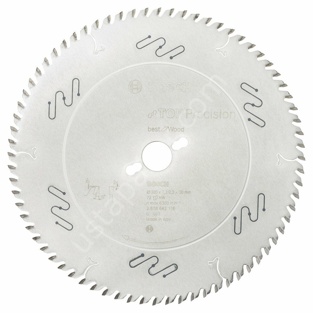 Bosch - Best Serisi Hassas Kesim Ahşap için Daire Testere Bıçağı 300*30 mm 72 Diş 2608642116
