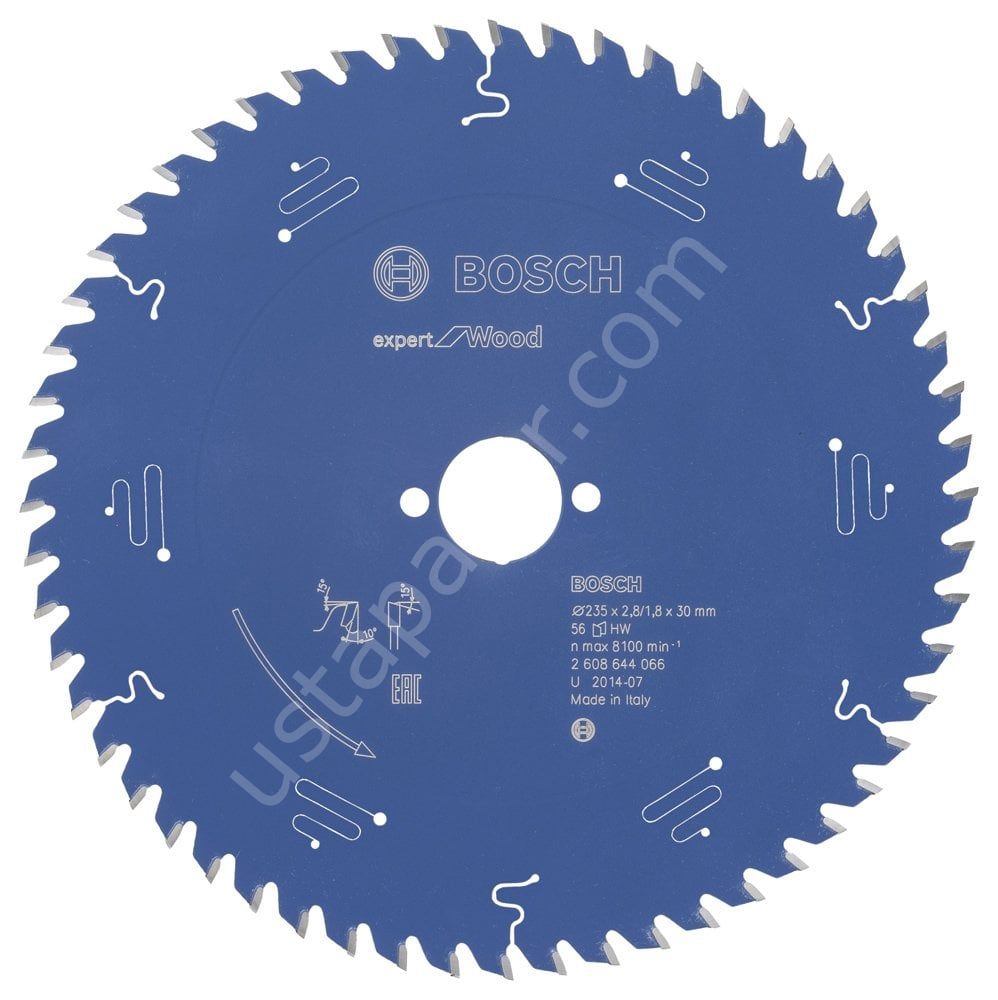 Bosch - Expert Serisi Ahşap için Daire Testere Bıçağı 235*30 mm 56 Diş 2608644066