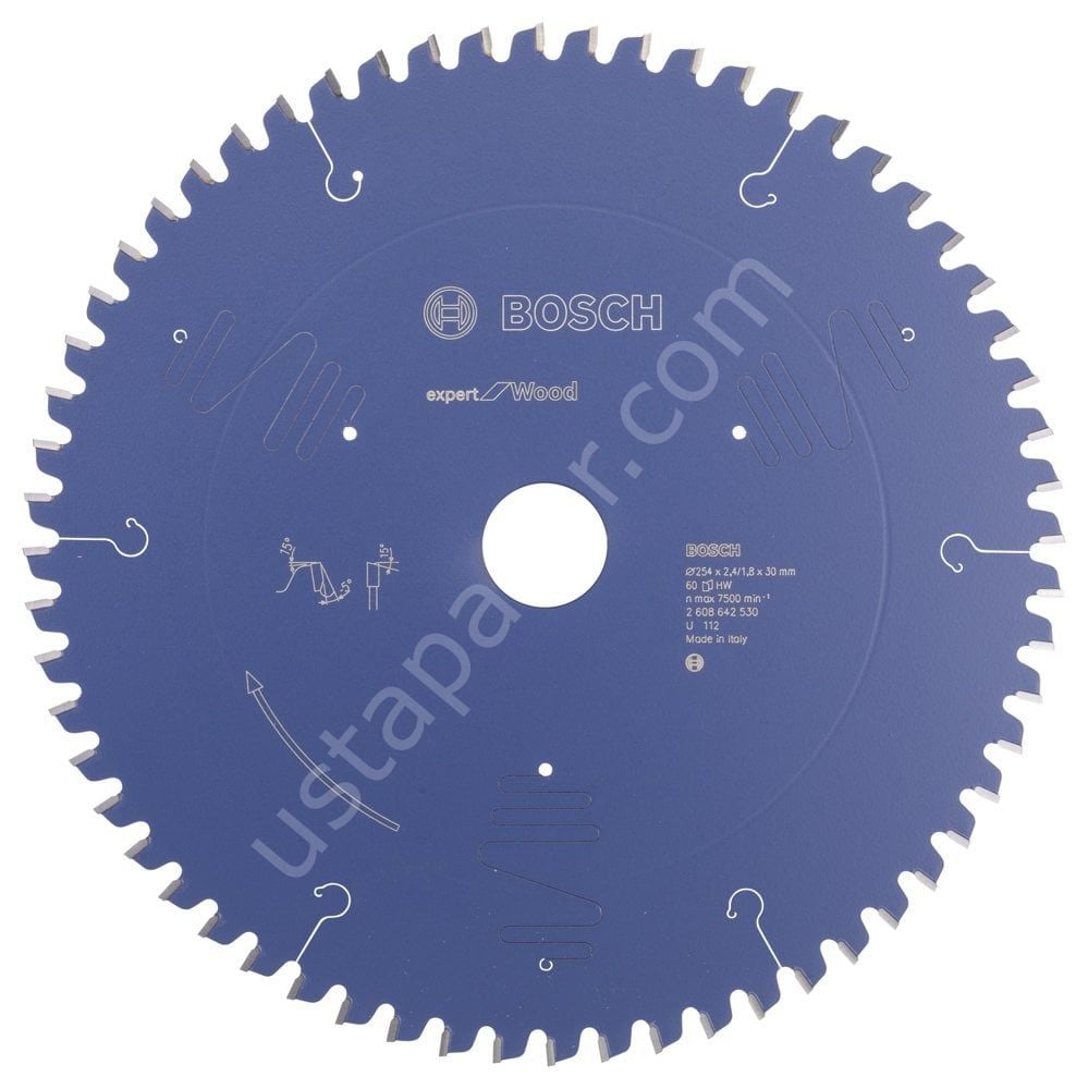 Bosch - Expert Serisi Ahşap için Daire Testere Bıçağı 254*30 mm 60 Diş 2608642530