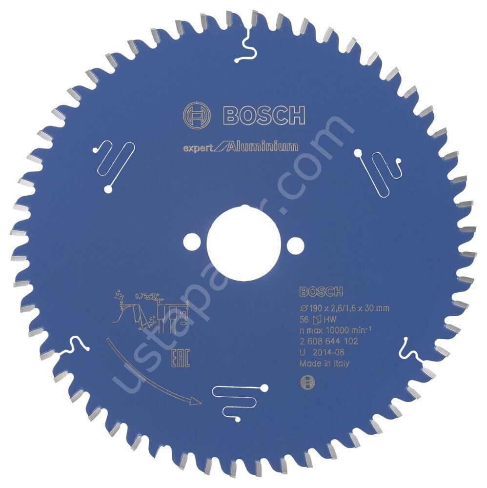 Bosch - Expert Serisi Alüminyum için Daire Testere Bıçağı 190*30 mm 56 Diş 2608644102