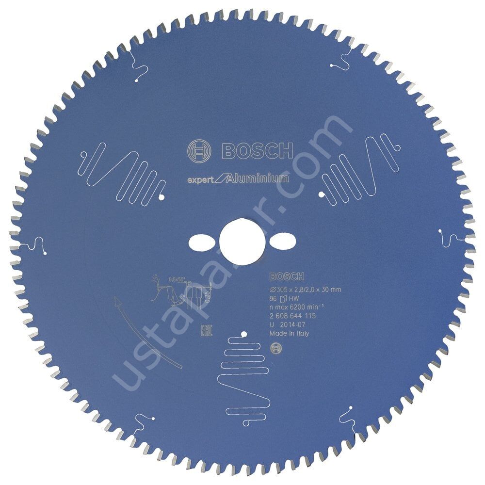 Bosch - Expert Serisi Alüminyum için Daire Testere Bıçağı 305*30 mm 96 Diş 2608644115