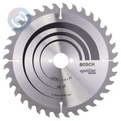 Bosch - Optiline Serisi Ahşap için Daire Testere Bıçağı 230*30 mm 36 Diş