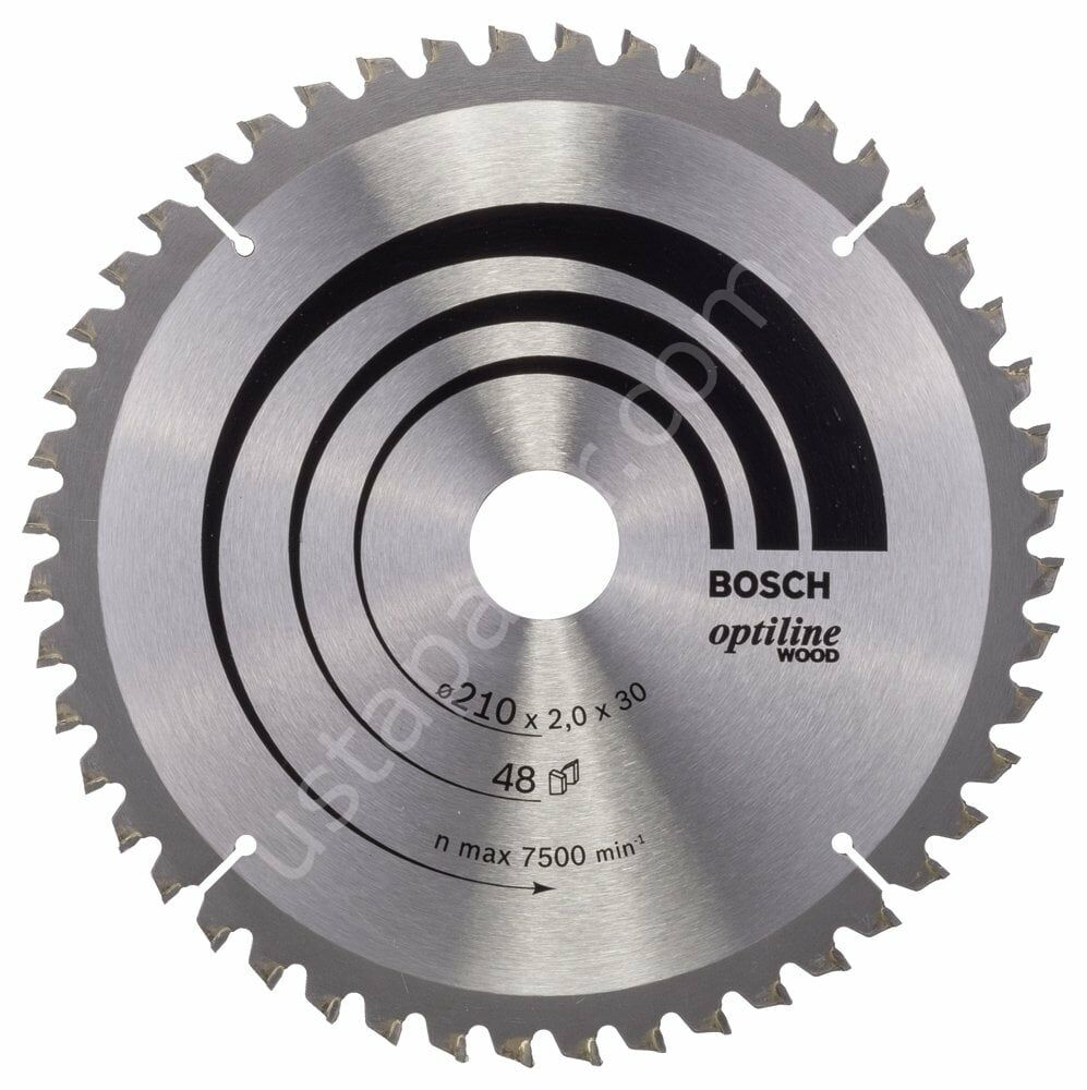 Bosch - Optiline Serisi Ahşap için Daire Testere Bıçağı 210*30 mm 48 Diş 2608640430