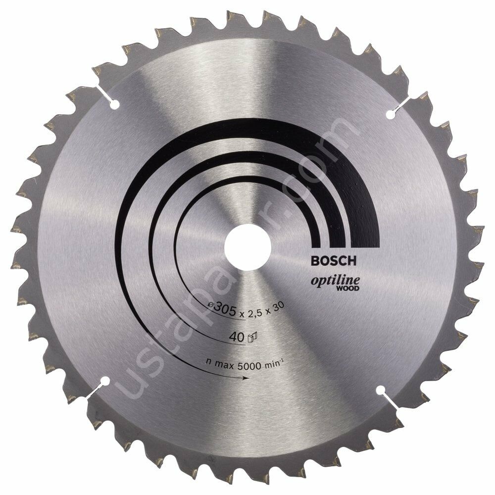 Bosch - Optiline Serisi Ahşap için Daire Testere Bıçağı 305*30 mm 40 Diş 2608640440
