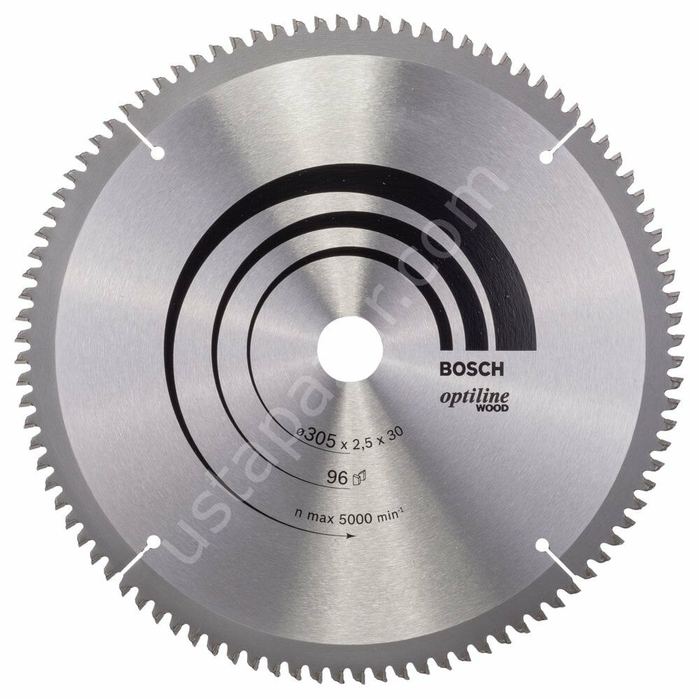 Bosch - Optiline Serisi Ahşap için Daire Testere Bıçağı 305*30 mm 96 Diş 2608640442
