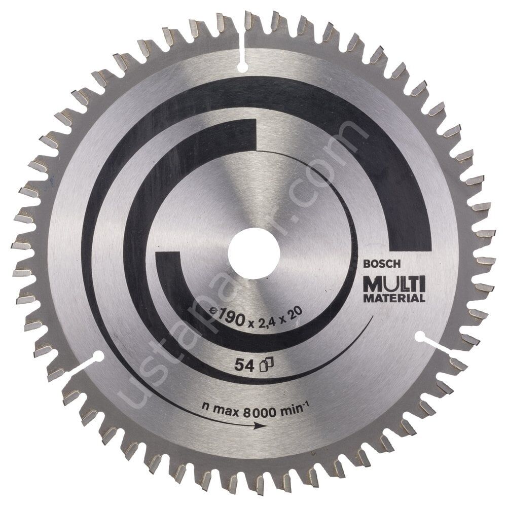 Bosch - Standard for Serisi Çoklu Malzeme için Daire Testere Bıçağı 190*20/16 mm 54 Diş 2608640508
