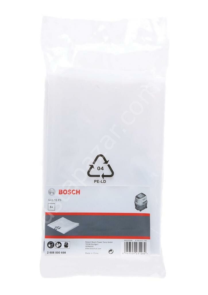 Süpürge Toz Torbası (Plastik) GAS15