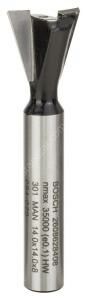 Bosch - Standard Seri Ahşap İçin Çift Oluklu, Sert Metal Kırlangıç Kuyruğu Freze Ucu 8*14*55mm 2608628408