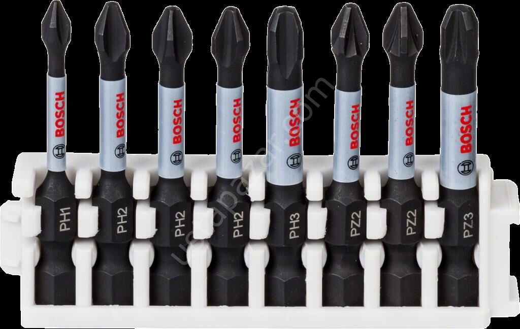 Bosch - Impact Control Serisi Vidalama Ucu 8'li PH1/PH2x3/PH3/PZ2x2/PZ3 *50mm 2608522328