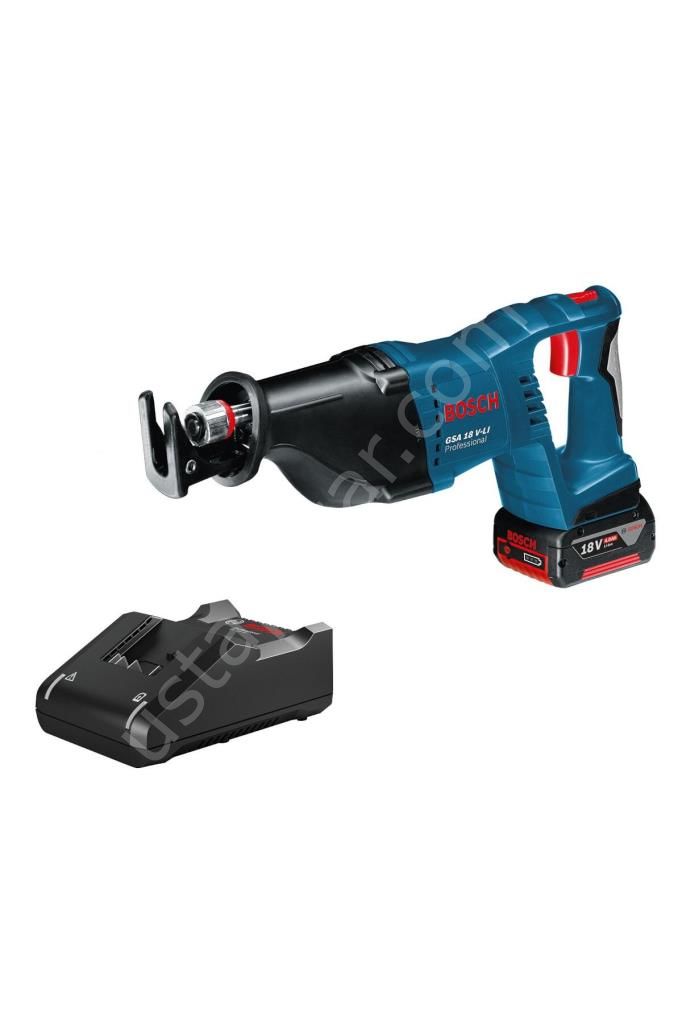 Bosch GSA 18V-Li Tek Akülü 4 Ah Tilki Kuyruğu