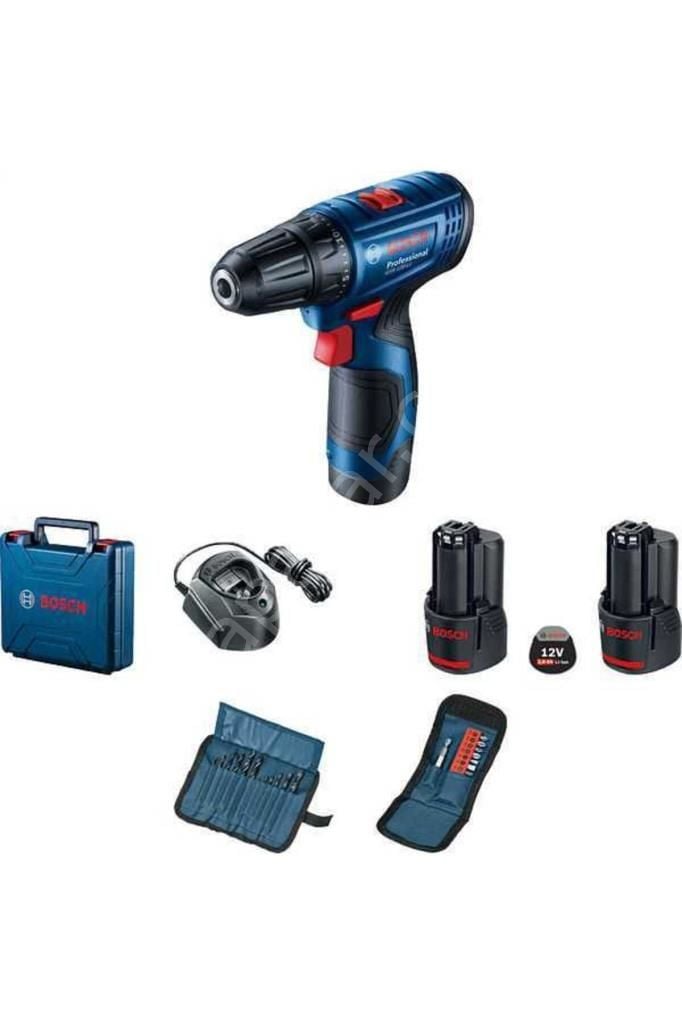 Bosch GSR 120-LI + 23 parça vidalama seti