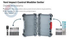 Bosch - Impact Control Serisi Çift Taraflı Vidalama Ucu 8'li T25 *65mm