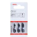 Impact Yıldız Bits Uç PH1/2/3X25 mm 3lü 2608522470