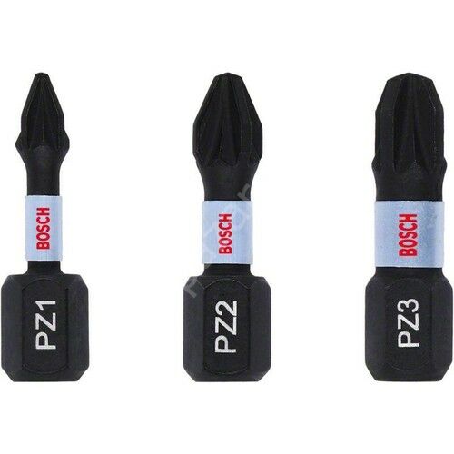 Impact Yıldız Bits Uç PZ1/2/3X25 mm 3'lü 2608522471