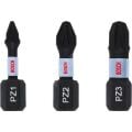 Impact Yıldız Bits Uç PZ1/2/3X25 mm 3'lü 2608522471