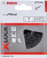 Bosch - X-LOCK - Clean Serisi Metal İçin Saçaklı Tel Fırça 75*0,3 mm 2608620725