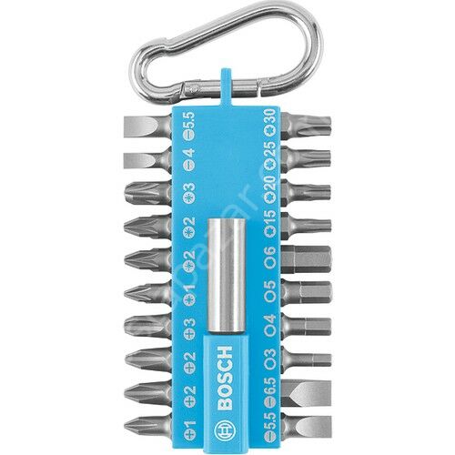 21'li Vidalama Ucu Seti Yaylı Kancalı Mavi