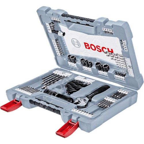 Bosch X-Line Premium 91 Parça Delme ve Vidalama Ucu Aksesuar Seti 2608P00235