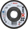 Bosch - X-LOCK - 125 mm 120 Kum Best Serisi Metal Flap Disk 2608619204