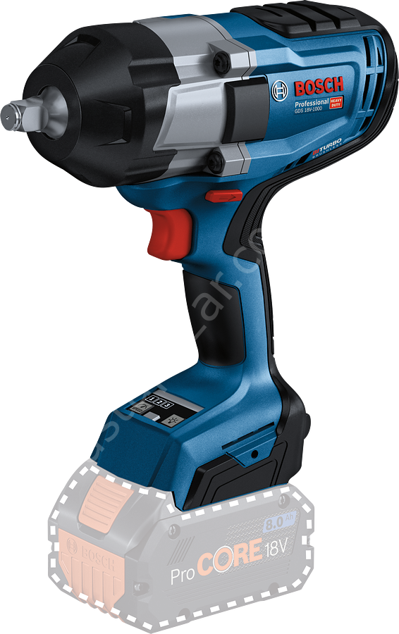 Bosch Professional GDS 18V-1000 (Solo) Akülü Darbeli Somun Sıkma Makinesi 06019J8300