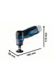 Bosch GWG 12V-50 S Döner Başlıklı Taşlama Makinesi